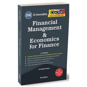 Taxmann's Cracker on Financial Management & Economics for Finance for CA Inter November 2023 Exam [FM & ECO New Syllabus] by CA. Namit Arora